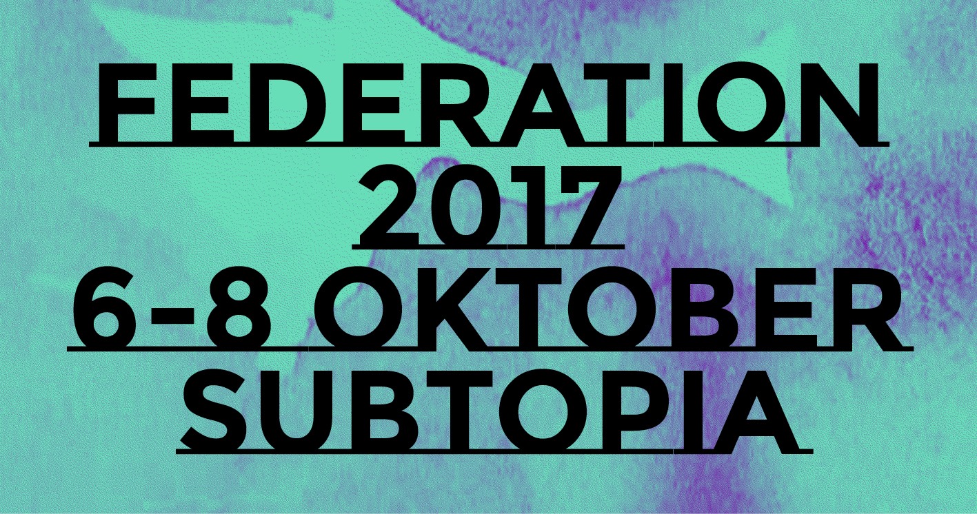 Botkyrka 6-8 oktober: Federation 2017 – konferens för en fördjupad demokrati