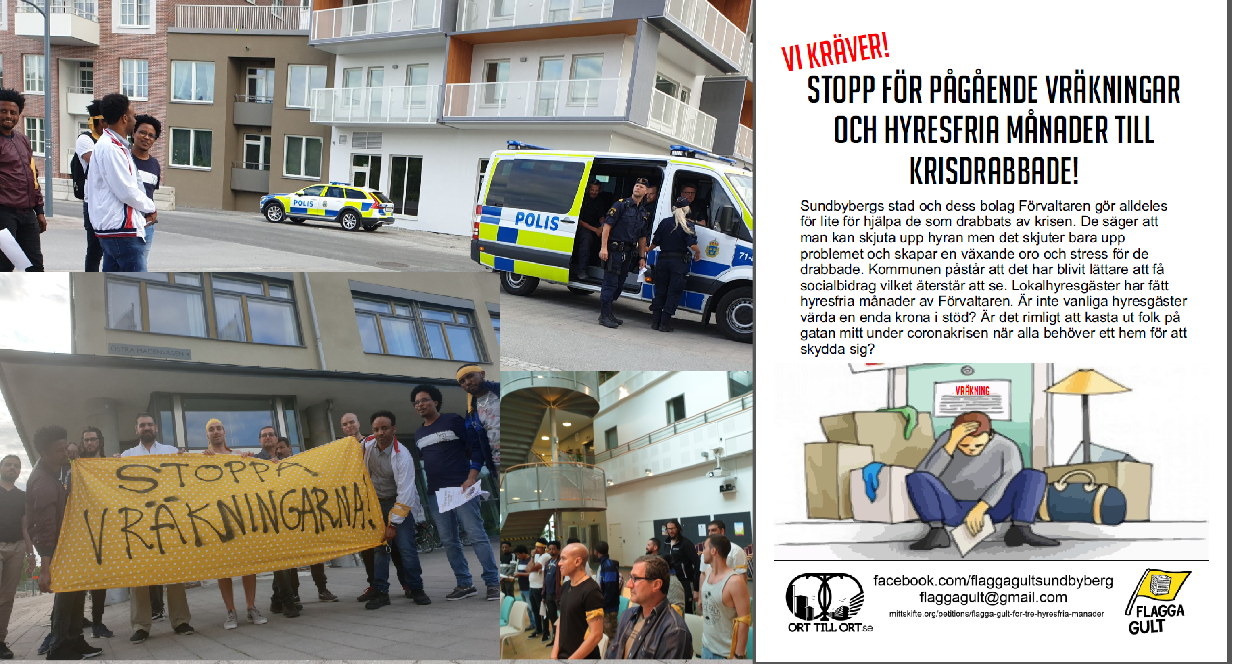 Polis ska inte få tysta protesterna mot Sundbybergs kommun
