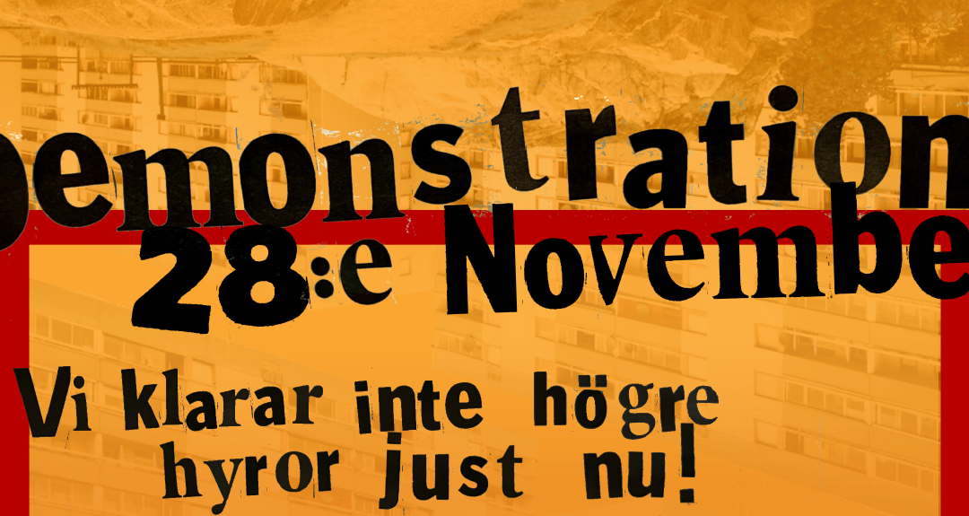 Demonstration den 28:e november