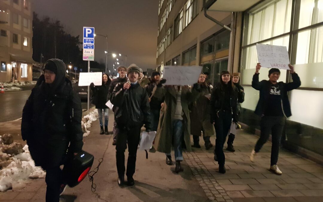 Novemberdemonstrationen i Sundbyberg