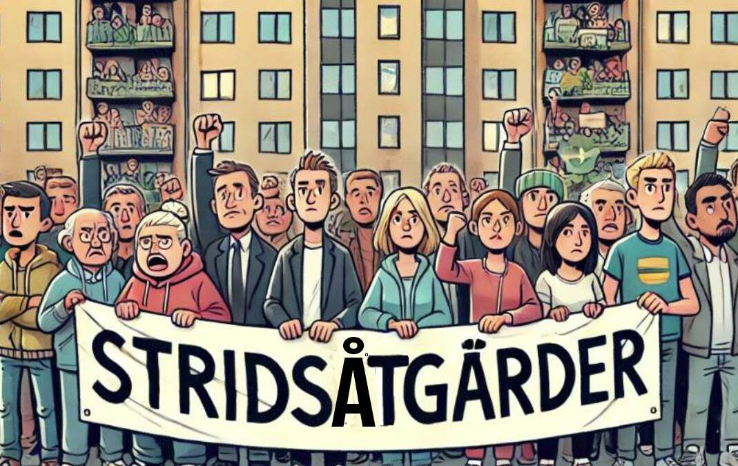 Meddelande om fortsatta stridsåtgärder